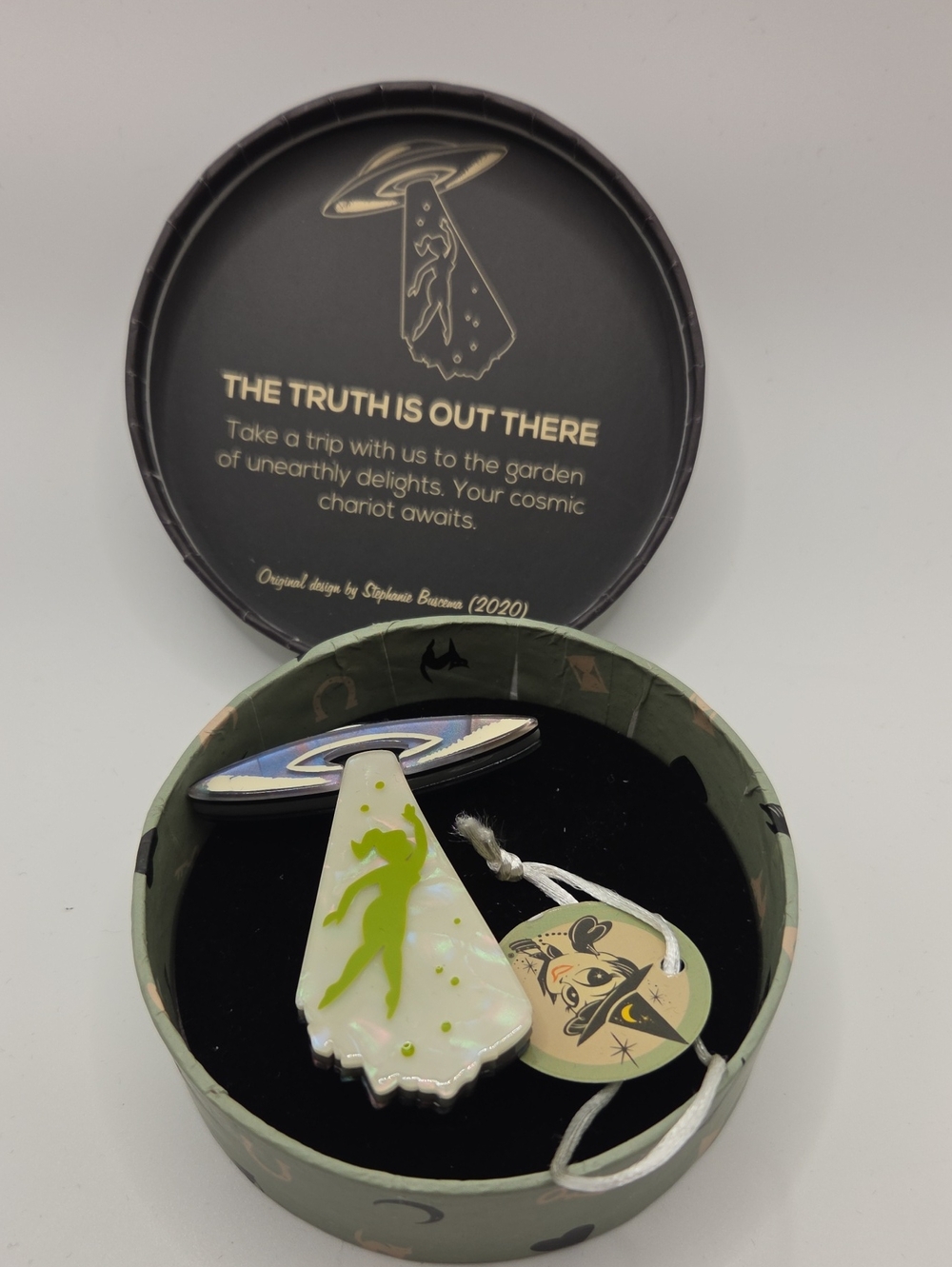 Erstwilder The Truth Is Out There Brooch